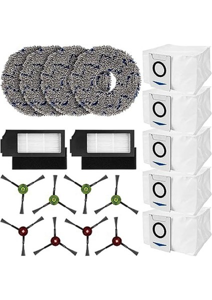 Cobos X1OMNI Turbo Süpürme Robot Aksesuarları Yan Süpürme Filtresi Paspas Ped Toz Torbası Yedek Aksesuarlar Için Uygun (Yurt Dışından)