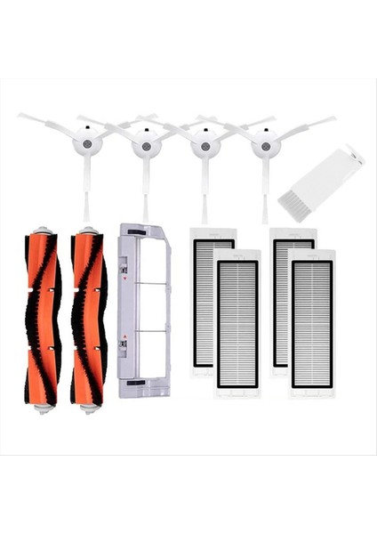 Xiaomi Mi Robot 1c/ 1s Için Ana Yan Fırça SDJQR01RR SDJQR02RR SDJQR03RR Roborock E3, S4, S4 Max, S5 Vakum Süpürge Parçaları (Yurt Dışından)