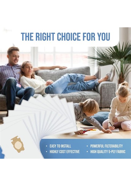 12PCS Kirby 204811 G10 /10E Için Toz Torbaları Vakum Temizleyici Çöp Torbası Yedek Parçalar Ev Temizliği (Yurt Dışından) indirimleri