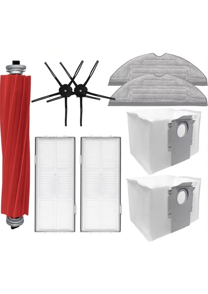 Roborock Roller Yan Fırça Toz Torbası Kutusu Paspas Tutucu Filtre (Yurt Dışından)