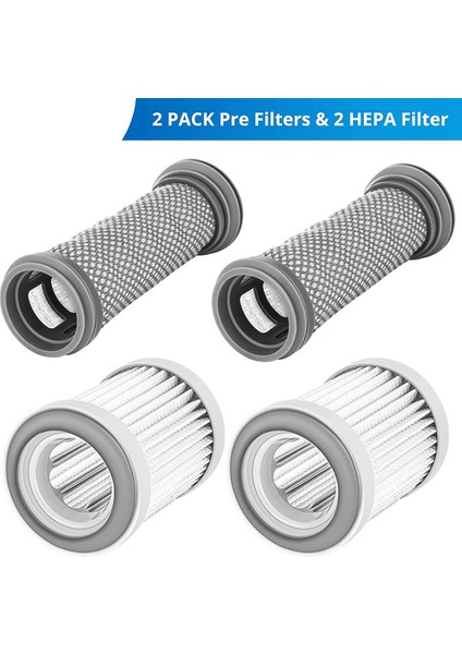 Tineco A10/A11 Kahramanı Için Uyumlu 1set Yedek Filtre Kiti, A10/A11 Kablosuz Vakumlar, Ön Filtreler ve Hepa Filtresi (Yurt Dışından) fiyatları