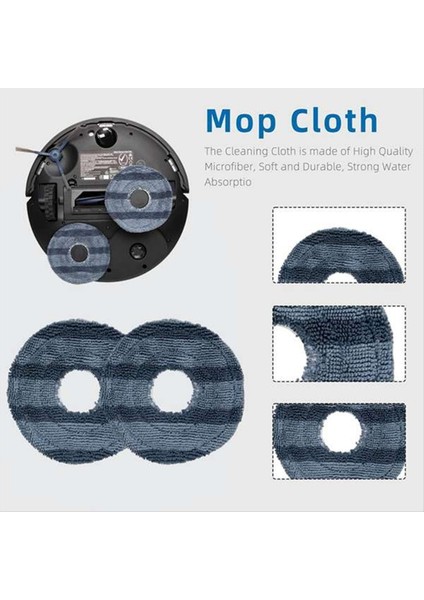 23PCS Eufy Omni C20 Vakum Süpürücü Yedek Parçaları Için Elektrikli Süpürge Fırça Toz Çanta Filtresi ve Mop Kumaş Seti (Yurt Dışından) fırsatları