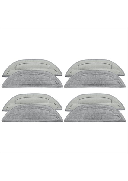 8pcs Roborock S8 Maxv ULTRA/G20S/S8PRO Maxv Robot Vakum Mikrofiber Kumalı Bez Aksesuarları (Yurt Dışından)