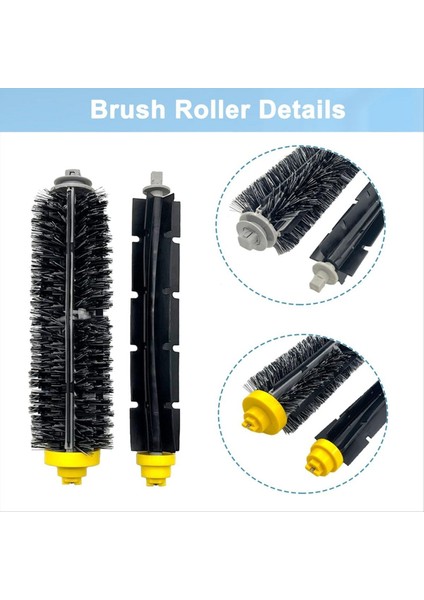 Irobot Roomba Için Yedek Parça Kiti 600 Serisi -595 610 614 620 630 650 660 665 Süpürücü (Yurt Dışından) modelleri