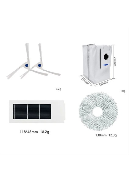 Ecovacs Deebot X2 / X2 Omnı / X2 Pro / DEX86 Yedek Parça Aksesuarları (Yurt Dışından) fiyatları