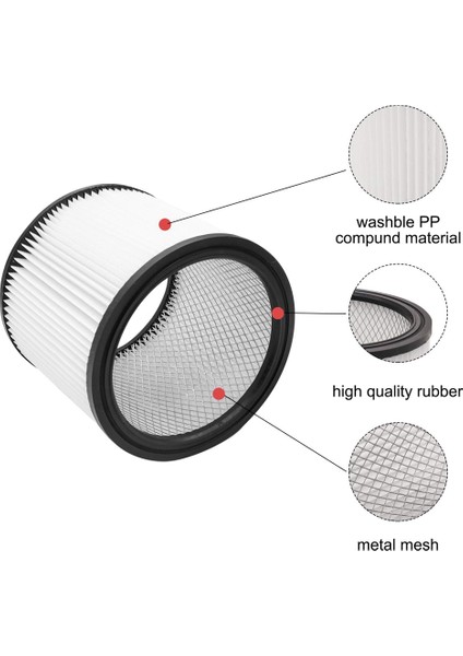 Dükkan Vakası Için Değiştirme Hepa Filtresi 90304 90350 5 Galon ve Büyük Islak ve Kuru Vakum Süpürge Aksesuarları (Yurt Dışından) fiyatları