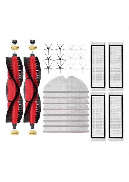 Xiaomi 1s Için Roborock S5 Max S50 S55 S6 S6 Saf Aksesuar Çıkarılabilir Ana Yan Fırça Filtresi Vakum Süpürge Parçaları (Yurt Dışından)