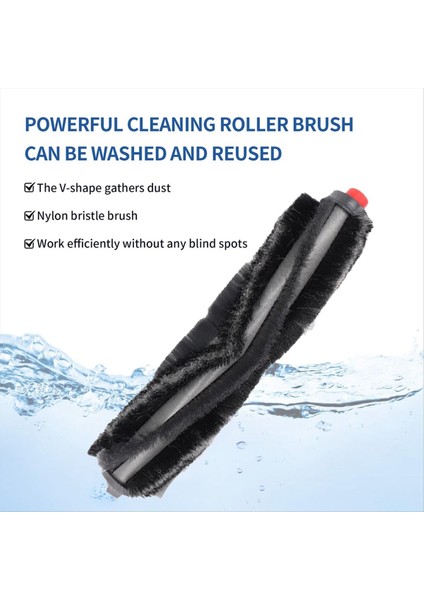 Mıdea VCR21LSW / Mıdea M6 Robot Vakum Süpürge Değiştirmeleri Parçalar Mian Yan Fırça Mop Bezi Hepa Filtre (Yurt Dışından) modelleri