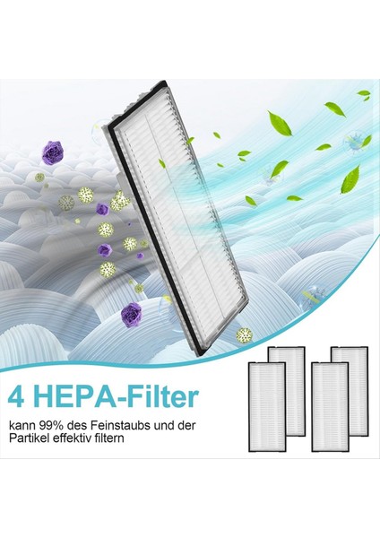 Roborock S8 Pro Uitra Için Robot Vakum Süpürücü Ana Yan Fırçalar Hepa Filtre Mop Bez Tuz Torbaları Yedek Parçalar (Yurt Dışından) indirimleri