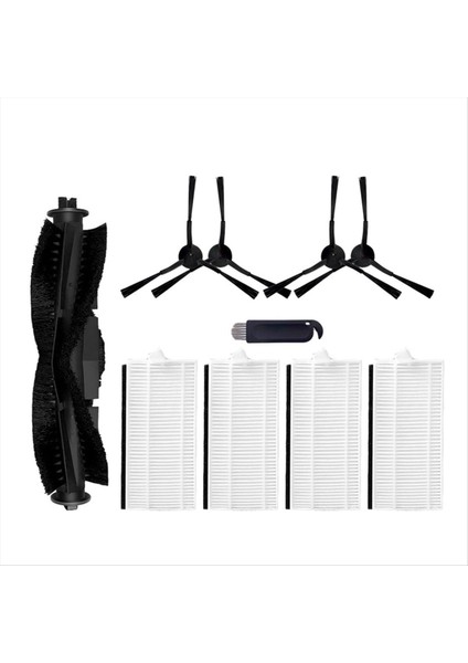 Ilıfe T10S Robotik Vakum Süpürge Parçaları Için Ana Yan Fırça Hepa Filtresi (Yurt Dışından)