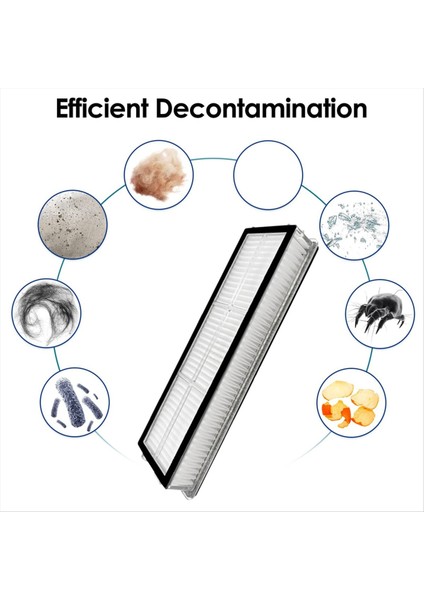 Mop Kumaş Yan Fırçası Hepa Filtre Xiaomi Robot Vakum S10T STFCR01SZ Yürüyüş Önleme Süpürme ve Moping (Yurt Dışından) indirimleri