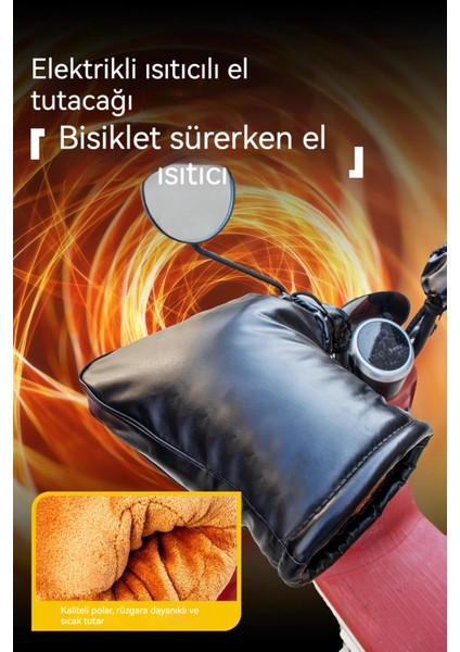 12V Motosiklet Isıtma Sıcak Kolu Eldivenleri (Yurt Dışından)