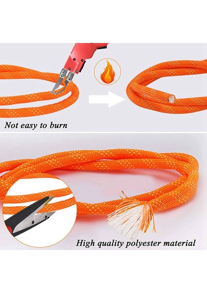 2pcs 10M Kaya Tırmanma Ipi Çapı 12 mm Ağır Dereceli Ağaç Tırmanma Halat Yangın Kaçış Güvenliği Halat 4 Karabinacılar (Yurt Dışından) fırsatları