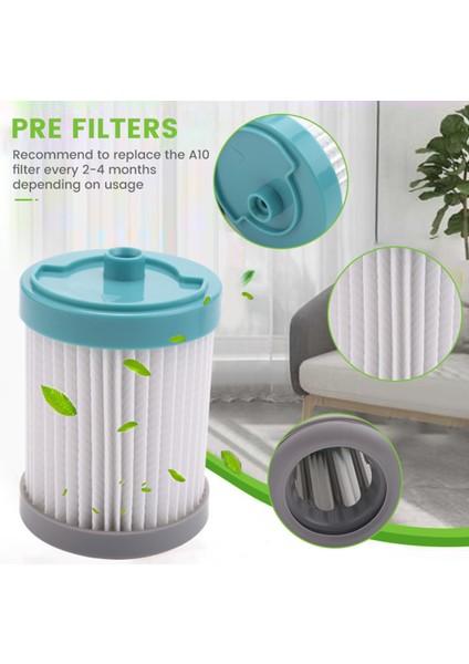 Tineco A10 Kahraman/master Için Yedek Filtre Kiti, A11 Kahraman/master Cordless Vakum Ön Filtreler ve Hepa Filtresi (Yurt Dışından) indirimleri