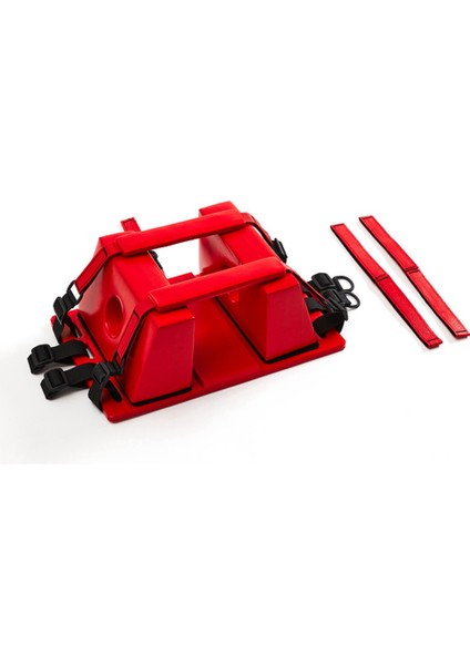 Kırmızı Acil Kurtarma Kafası Fikirci Su Kurtarma Sedye Kafası Immobilizer Yüzme Havuzu Yardım Ekipmanları (Yurt Dışından)