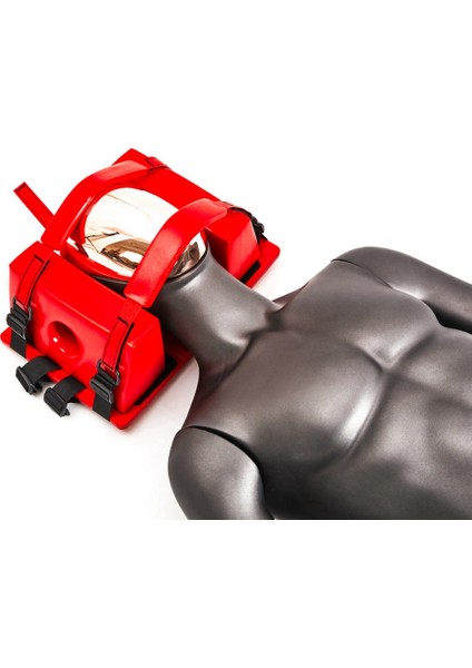 Kırmızı Acil Kurtarma Kafası Fikirci Su Kurtarma Sedye Kafası Immobilizer Yüzme Havuzu Yardım Ekipmanları (Yurt Dışından) modelleri