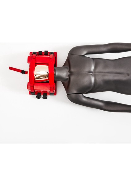 Kırmızı Acil Kurtarma Kafası Fikirci Su Kurtarma Sedye Kafası Immobilizer Yüzme Havuzu Yardım Ekipmanları (Yurt Dışından) indirimleri