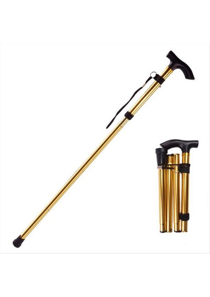 Yürüyüş Kampı Dağcılık Direkleri Baston Çubuğu Teleskopik Baton Trekking Direkleri Katlanır Baston Koltuk Değneği Kutup Unisex D (Yurt Dışından) fırsatları