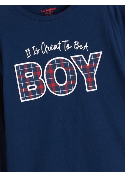 Yeni Sezon Bisiklet Yaka Baskılı Erkek Çocuk Pijama Takımı Baba Oğul Kombini modelleri