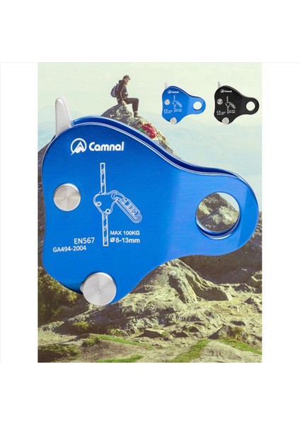 Camnal 3x Güvenlik Tırmanma Koruyucu Ascender 220LB Tırmanma Koruyucu Cihaz Halat Kavrama Açık Tırmanma Tulma 8-13MM Mavi (Yurt Dışından) fiyatları