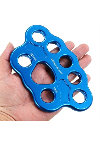 8 Delik Açık Pençe Arma Plakası 45KN Kaya Tırmanışı Dağcılık Ankraj Noktası Konnektör Dişli Tulma Plakası (Yurt Dışından) fırsatları