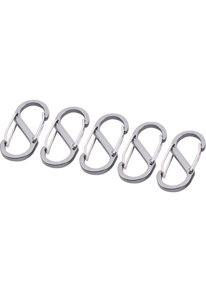 10 Pcs Mini S Şekil Kaynak Zinciri Karabin Sigorta Klipsleri (Gümüş) (Yurt Dışından) fırsatları