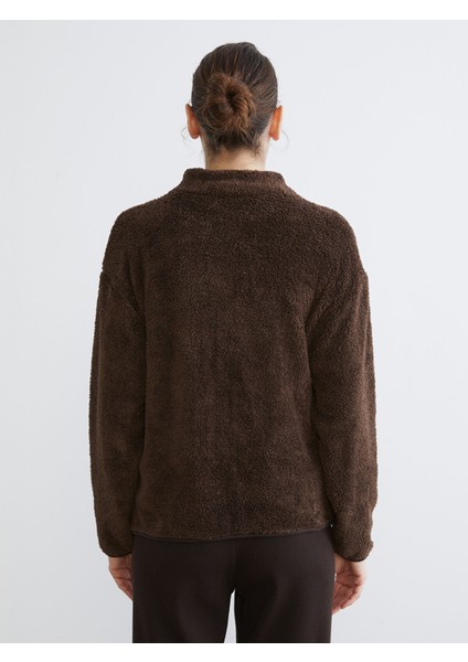 Yeni Sezon Dik Yaka Kadın Polar Hırka fırsatları