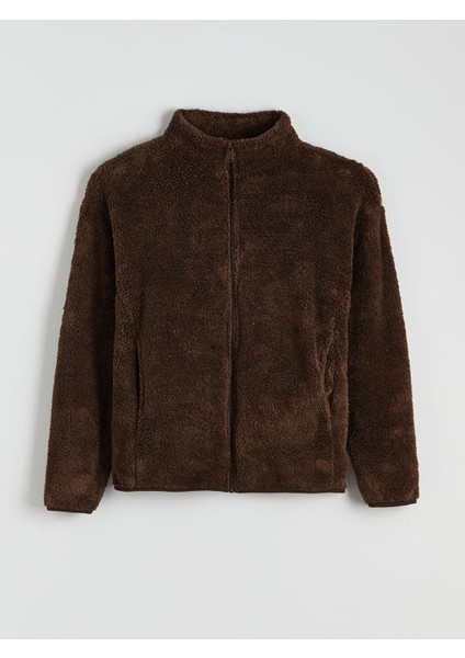 Yeni Sezon Dik Yaka Kadın Polar Hırka indirimleri