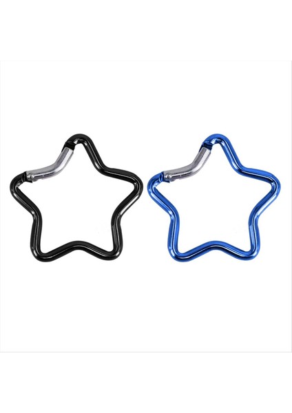 Karabiner Klip Yıldız Karabihi Alüminyum Alaşım Anahtar Zinciri Kanca Kamp Balıkçılık Yürüyüş Sırt Çantası Tokası Siyah (Yurt Dışından) fiyatları
