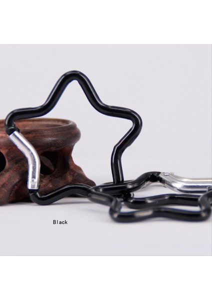 Karabiner Klip Yıldız Karabihi Alüminyum Alaşım Anahtar Zinciri Kanca Kamp Balıkçılık Yürüyüş Sırt Çantası Tokası Siyah (Yurt Dışından) modelleri