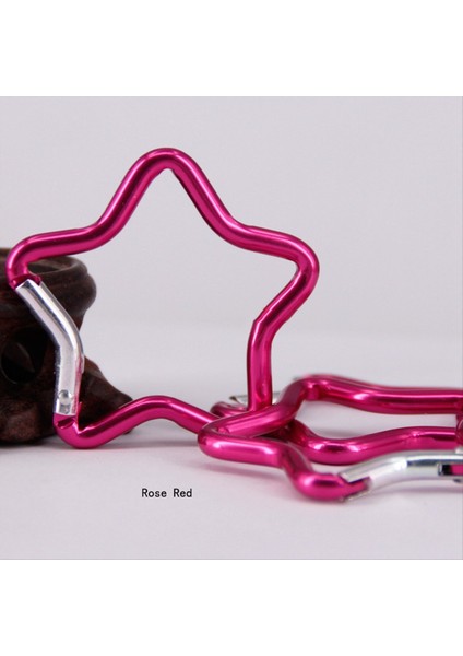 Karabiner Klip Yıldız Karabihi Alüminyum Alaşım Anahtar Zinciri Kanca Kamp Balıkçılık Yürüyüş Sırt Çantası Tokası Siyah (Yurt Dışından) indirimleri