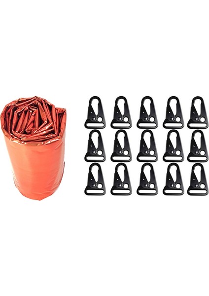 Acil Uyku Tulumu 2 Kişi Hayatta Kalma Uyku Tulumu 15 Adet Genişlemiş Ağız Klipsli Sapan Toka Olekranon Kancası (Yurt Dışından)