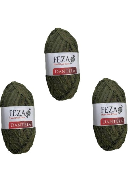 Kendinden Desenli Iplikdantela Fantezi El Örgü Ipliği, 50 Gr, 200 M (3ADET)