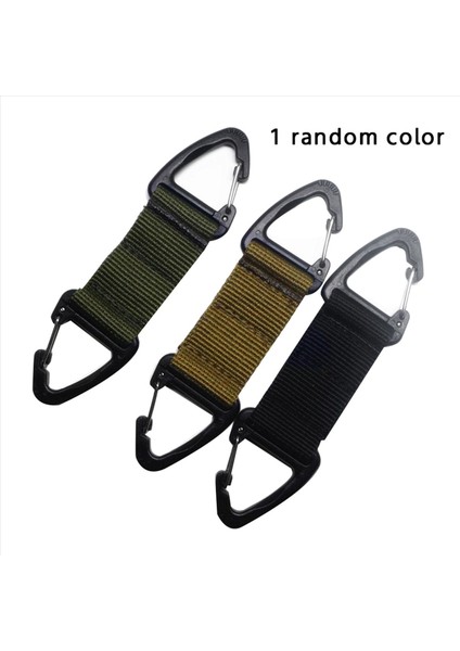 2x Açık Üçgen Toka Çok Fonksiyonlu Karabiner Dokuma Toka Kayışı Klipsi Asılı Anahtarlık (Yurt Dışından) fırsatları