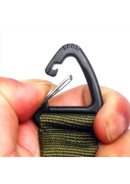 2x Açık Üçgen Toka Çok Fonksiyonlu Karabiner Dokuma Toka Kayışı Klipsi Asılı Anahtarlık (Yurt Dışından) indirimleri