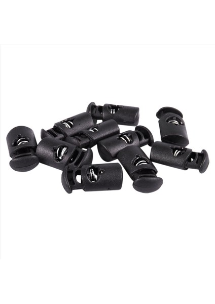 Çap 8 mm Delik Kordon Durdurucu Dantelli Snap Kanca Siyah 40 Adet (Yurt Dışından) fiyatları