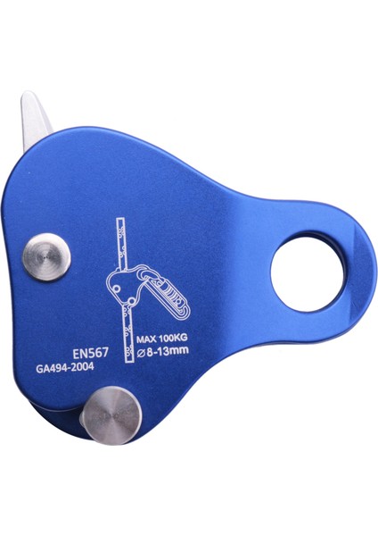 Halat Ascender Kaya Tırmanma Ağacı Arborist Halat Kapatın Açık Hava Tırmanma ve Kurtarma Için Kendi Kırma Halat Kavruğu 8-13MM Mavi (Yurt Dışından)