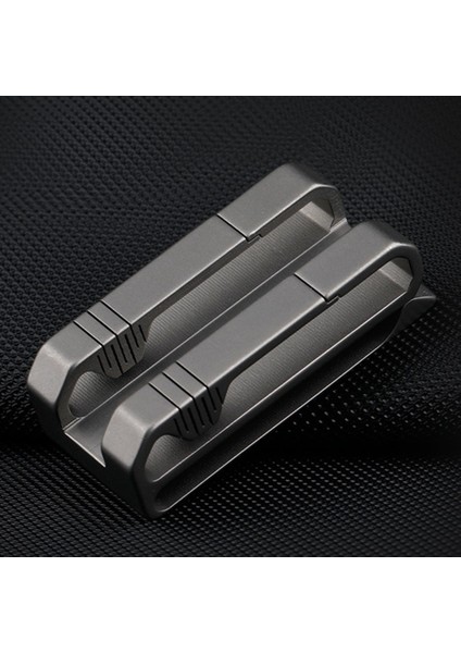 Titanyum Alaşım Klipsli Karabiner Çift Klipsli Kayış Tokası Açık Spor Sporu Anahtarlı Cep Araçları Anahtarlık Kolye (Yurt Dışından) fiyatları