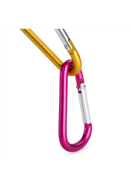 80PCS D-Ring Kilitleme Karabaşık Keychain Bahar Kilit Kilit Karabin Hook Açık Mekan Kamp Equipmengt (Yurt Dışından) fırsatları