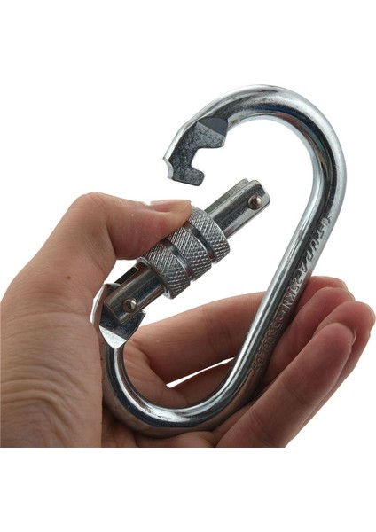 4x O Şekil 25KN Alaşım Çelik Güvenlik Tokası Profesyonel Kaya Tırmanışı Karabin Dağcılık Tokası Ana Kilit (Yurt Dışından) indirimleri
