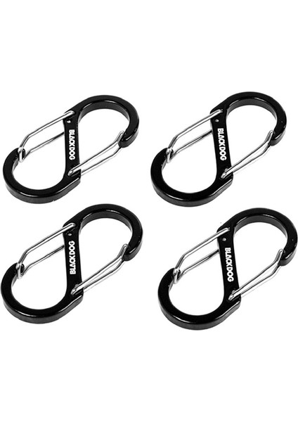 Blackdog Outdoor S-Şekilli Alüminyum Alaşım Asılı Toka Dış Mekan Çok Fonksiyonlu 8 Karakterli Dağcılık Tokası Asılı (Yurt Dışından)