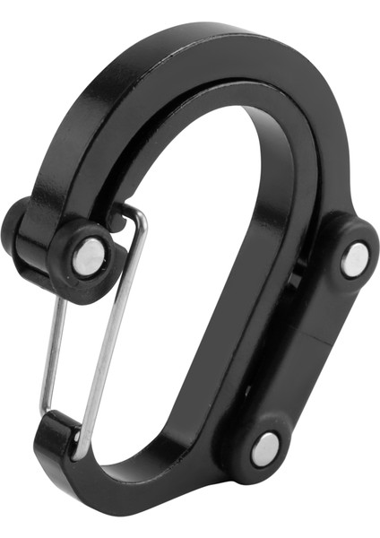 Çok Fonksiyonlu D Şeklinde Carabiner Keychain 360 Kamp Yürüyüş Seyahat (Siyah) Için Dönen Kanca (Siyah) (Yurt Dışından) fiyatları