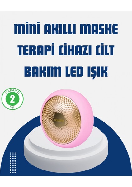 LED Işık Terapisi ve Termoterapi Özellikli Hızlı Cilt Bakım Cihazı