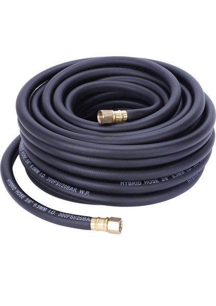 Kauçuk Hava Kompresörü Hortum Hava Hattı 15M Metre1/4 &#39 &#39 Bsp 9 5mm Delik Otomatik Ağır Derece (Yurt Dışından) fiyatları