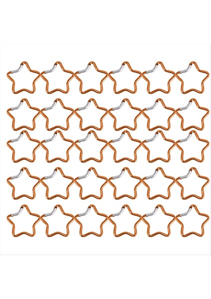 Sarı Beş Noktalı Yıldız Toka Açık Kamp Aracı Anahtarlık Klipsi Anahtarlık Kanca Karabiner Dış Mekan Aracı (Yurt Dışından)