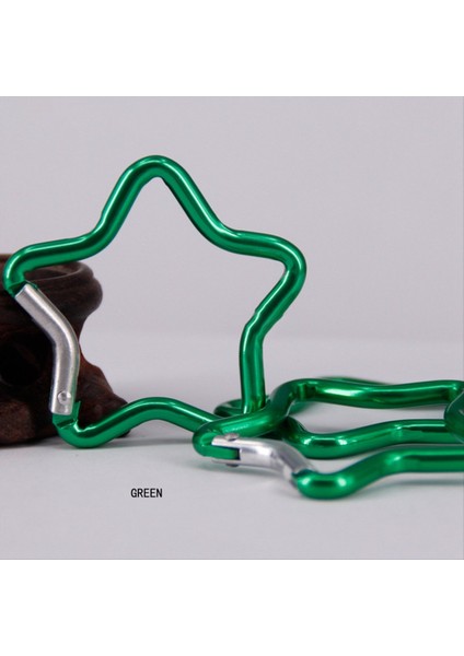 Sarı Beş Noktalı Yıldız Toka Açık Kamp Aracı Anahtarlık Klipsi Anahtarlık Kanca Karabiner Dış Mekan Aracı (Yurt Dışından) fırsatları