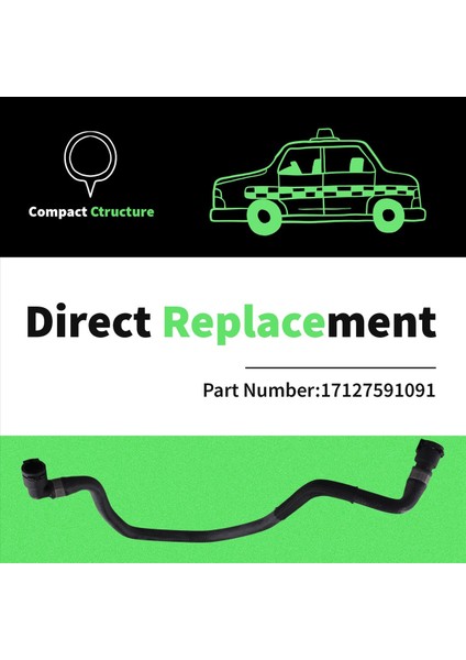 17127591091 Araba Radyatör Soğutucu Hortum Hortum Su Deposu Hortumu Bmw 5 &#39 F10 F11 7&#39 F01 02 03 04 2009-2015 (Yurt Dışından) indirimleri