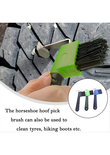 Sağlam Atlı Toynak Toplama Fırçası Yumuşak Saplı Taşınabilir Hoofpick 3pcs (Yurt Dışından) fırsatları