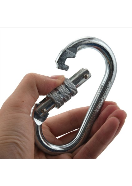 6x O Şekil 25KN Alaşımlı Çelik Güvenlik Tokası Profesyonel Kaya Tırmanışı Karabin Dağcılık Tokası Ana Kilit (Yurt Dışından)
