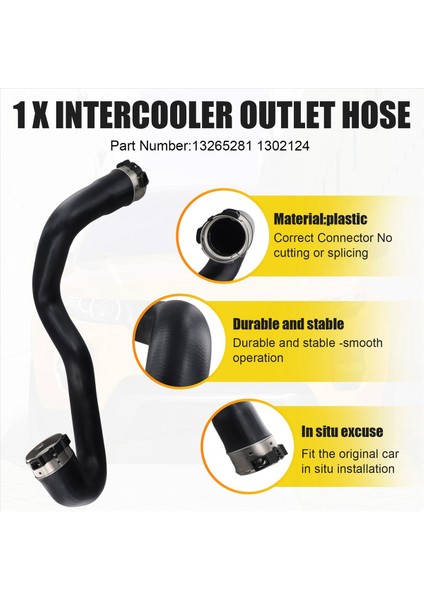 Opel Vauxhall Astra J 2009-2018 Için Araba Intercooler Çıkış Hortumu 1 7 Cdtı Yeni 13265281 1302124 (Yurt Dışından) indirimleri